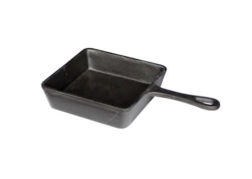 Square cast iron skillet - cast, pan