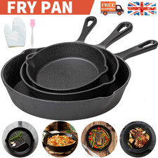 3PCS Cast Iron Non Stick