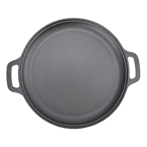 Round cast iron pizza pan - round,