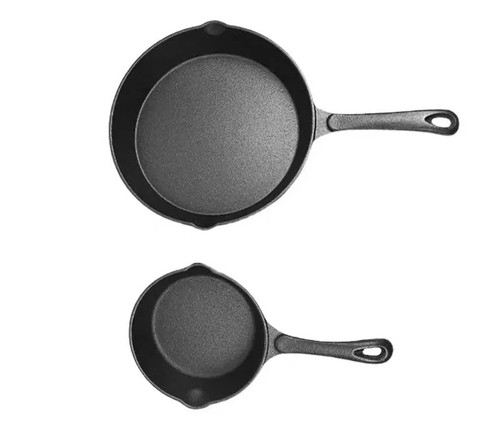 Cast iron skillet - iron, frying