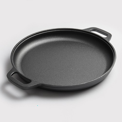 Round cast iron pizza pan - cast,