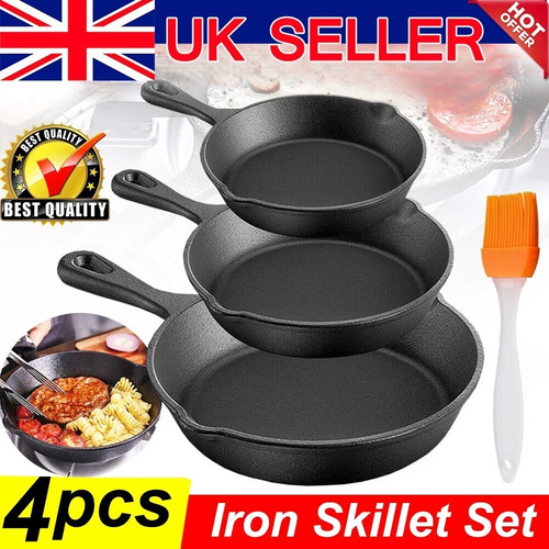 Set cast iron non stick - of,