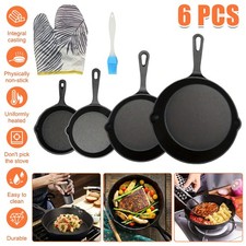 Set of 7 Cast Iron Non Stick
