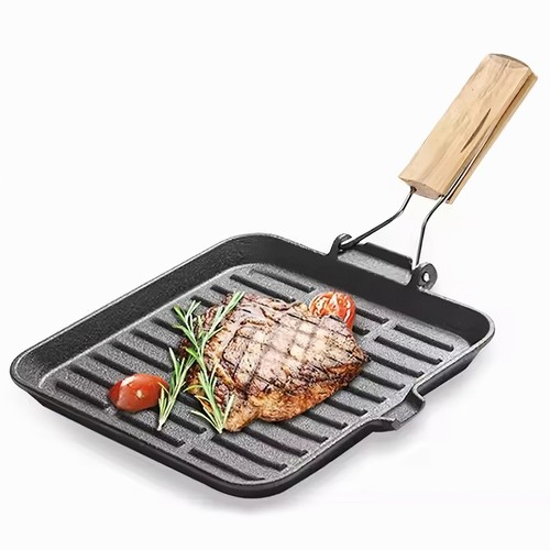 Cast iron griddle frying pan - griddle,