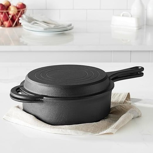 Cast iron skillet pre - cast,