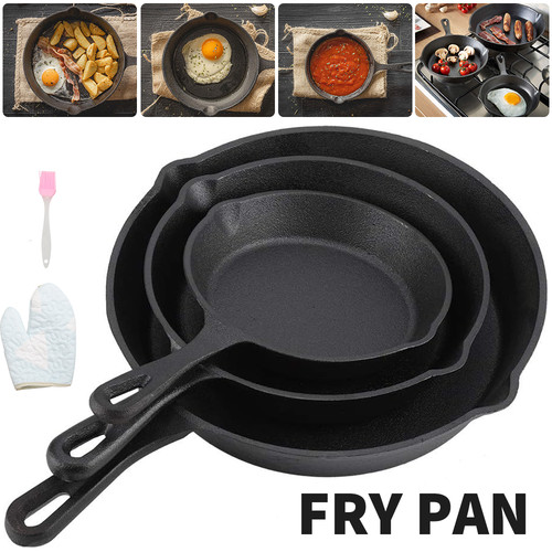 Set cast iron non stick - set,